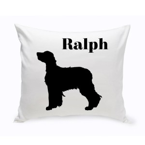 JDS Personalized Gifts Personalized Newfoundland Classic Silhouette Throw Pillow JMSI2539
